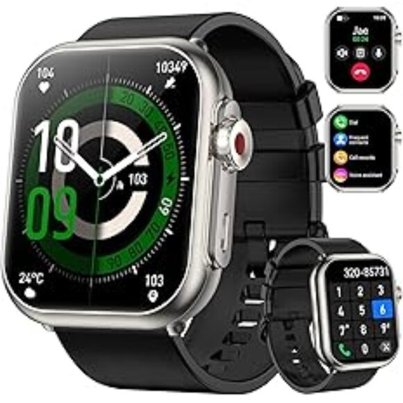 Smart Watch for Men Women, 1000 mAh 100 Day Battery Life for iOS/Android89